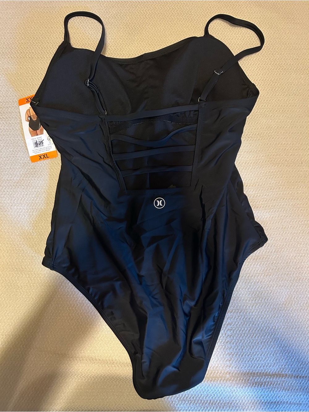 Hurley Women’s Black One-Piece Swimsuit XXL - Picture 2 of 2